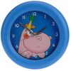 Nástěnné hodiny Hippo modrá, 26 cm