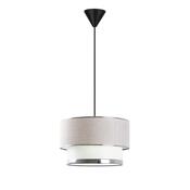 Závěsný lustr Cake - Light Grey, Silver