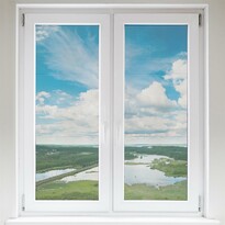 Orion Insektenschutzgitter für Fenster 2 Stück, Weiß, 130 x 150 cm