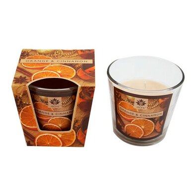 Arome Illatos gyertya Orange and Cinnamon, 120 g