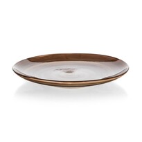 Тарілка банкетна десертна PALAS, 21,5 см,коричнева