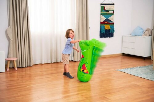 Bestway Krokodil felfújható bokszzsák, 89 cm