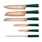Berlinger Haus 7-dielna sada nožov v drevenom  bloku Emerald Collection