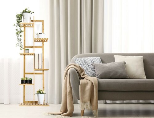 Stojan na rastliny G21 6 úrovní, bambus