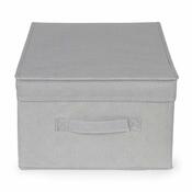 Compactor Skladací úložný kartónový box Wos, 30 x 43 x 19 cm, sivá