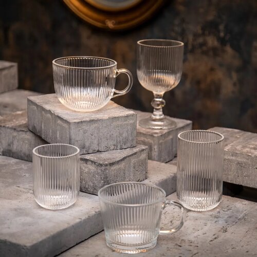 Altom Glas niedrig Selena, 270 ml , 6er Set