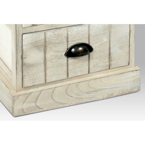 Drewniana komoda z 3 szufladami Cabinet, szary