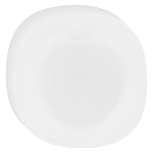 Altom Sada hlbokých tanierov z opálového skla White harmony 22,5 cm, 6 ks