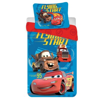 Detské obliečky Cars micro 2016, 140 x 200 cm, 70 x 90 cm