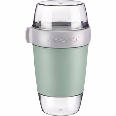 Westmark Trzyczęściowy pojemnik na żywność, 1150 ml, miętowyo-zielony