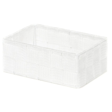 Compactor Úložný organizér do zásuvky M TEX, 18 x 12 x 7 cm, biela