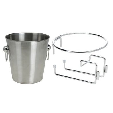 EH Hladilnik za vino in šampanjec, nerjavečejeklo, 20,2 x 20 cm