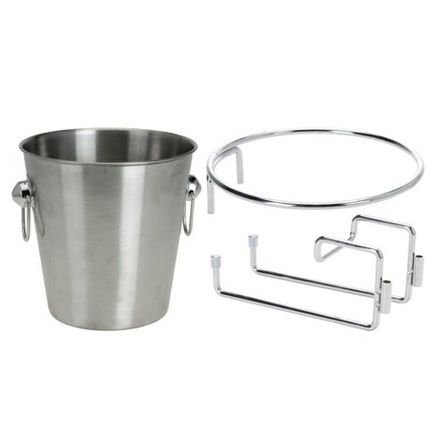 EH Hladilnik za vino in šampanjec, nerjavečejeklo, 20,2 x 20 cm