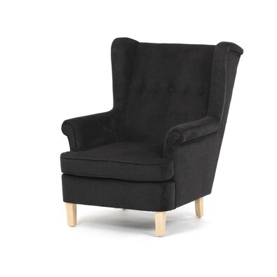 Ohrensessel BK2, schwarz