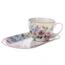 Porcelanový hrnek s podnosom Roses, 445 ml