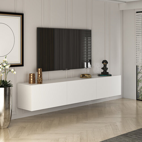 TV asztal West White
