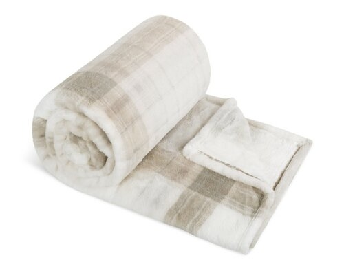 Bellatex Decke Korall Flutto Einzelbett Würfel, 150 x 200 cm