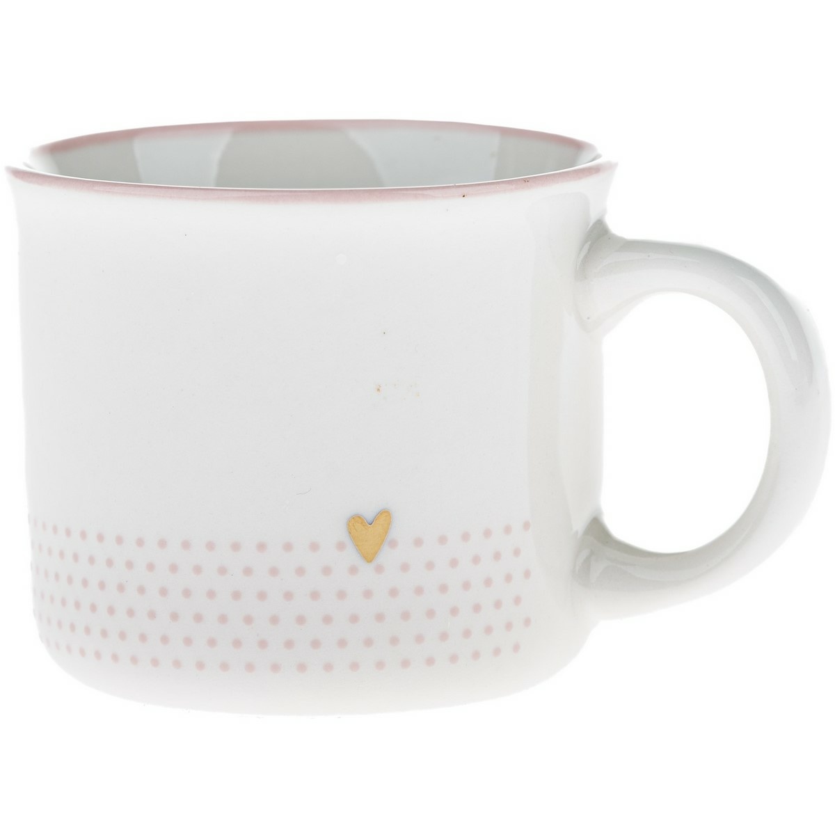 Porcelanowy kubek Złote serce 100 ml