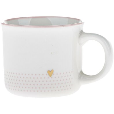 Porcelanasti vrč Golden Heart 100 ml