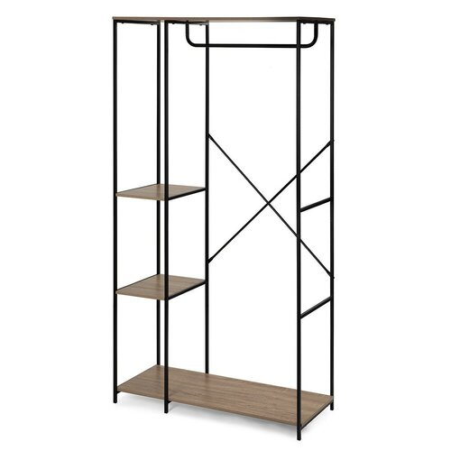 Věšák s policemi LOFTY GRID Combo