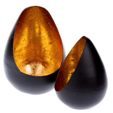 Komplet kovinskih svečnikov Moroni, 2 kosa