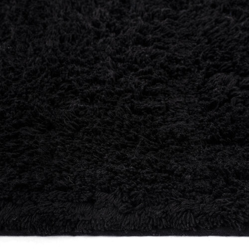 Dywanik łazienkowy Julius czarny, 60 x 90 cm