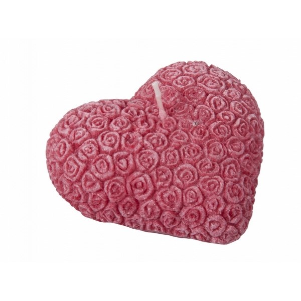 Valentýnska sviečka Srdce, červená