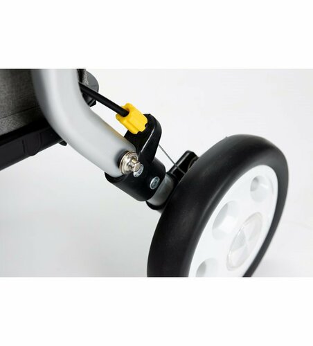 Carlett Senior Comfort nakupovalna torba nakolesih 29 l, siva