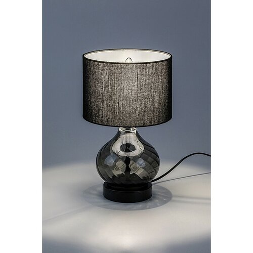 Rabalux 74034 dekoratívna stolná lampa Pirelo, E14, 1x max. 25W, čierna