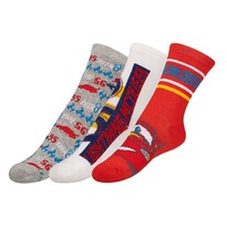 Detské ponožky Autá, veľkosť 27-30, 3 páry