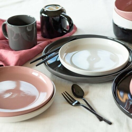 Mäser 16-częściowy zestaw jadalny ALENIA, szary