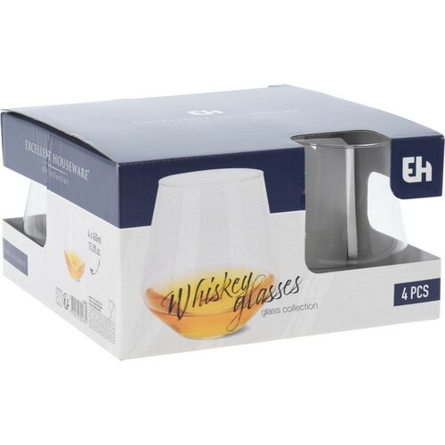 EH 4-delni set kozarcev za whisky, 450 ml