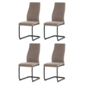Set de scaune de sufragerie DCL-X7018 CAP2, 4 buc
