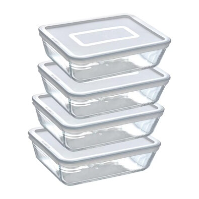 Pyrex 4 üvegedényből álló készlet, 1,5L