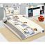 Lenjerie de pat din bumbac pentru copii BellatexJunior Safari bej, 140 x 200, 70 x 90 cm
