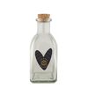 Bohemia Gifts Szív üvegpalack, 250 ml
