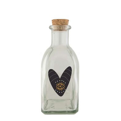 Bohemia Gifts Szív üvegpalack, 250 ml