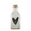 Bohemia Gifts Szív üvegpalack, 250 ml