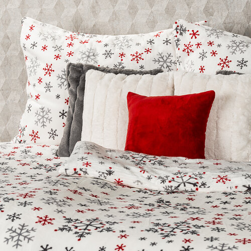 4Home Posteljnina iz mikroflanela Snowflakes, 140 x 200 cm, 70 x 90 cm