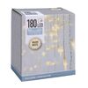 Karácsonyi fényeső 180 LED, IP44, 6 m, fehér