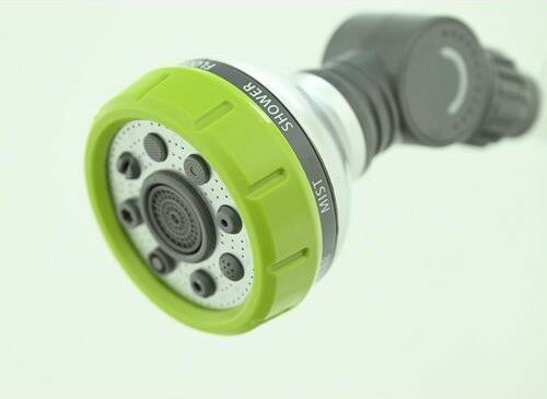 Garvia Pistolet zraszający Circular Metal/Plastic, 8 funkcji z przedłużką