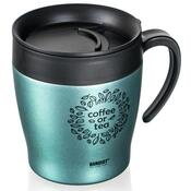 Banquet Termohrnek cestovní TAZZA 330 ml, zelenošedá
