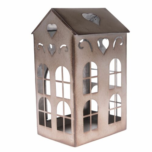 Металевий підсвічник Rustik House, 12,2 х 20,5 х 10,6 см