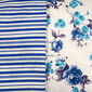 Flower pamut ágyneműhuzat kék, 140 x 200 cm, 70 x 90 cm