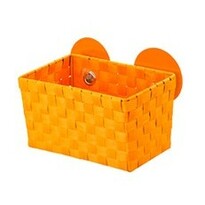 Wenko košík s prísavkami oranžová