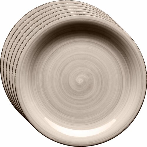 Mäser 6 db Bel Tempo desszert tányér szett 19,5 cm, taupe