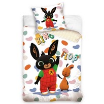 Lenjerie de pat Bunny Bing și Flop, 100 x 135 cm, 40 x 60 cm