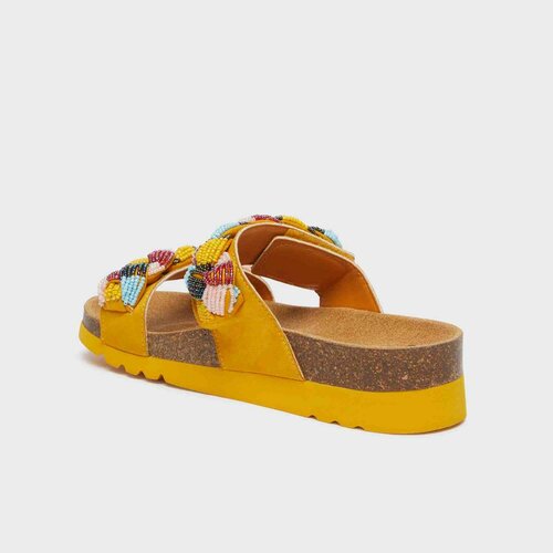 Scholl Pantofle Nice žltá, veľ. 40