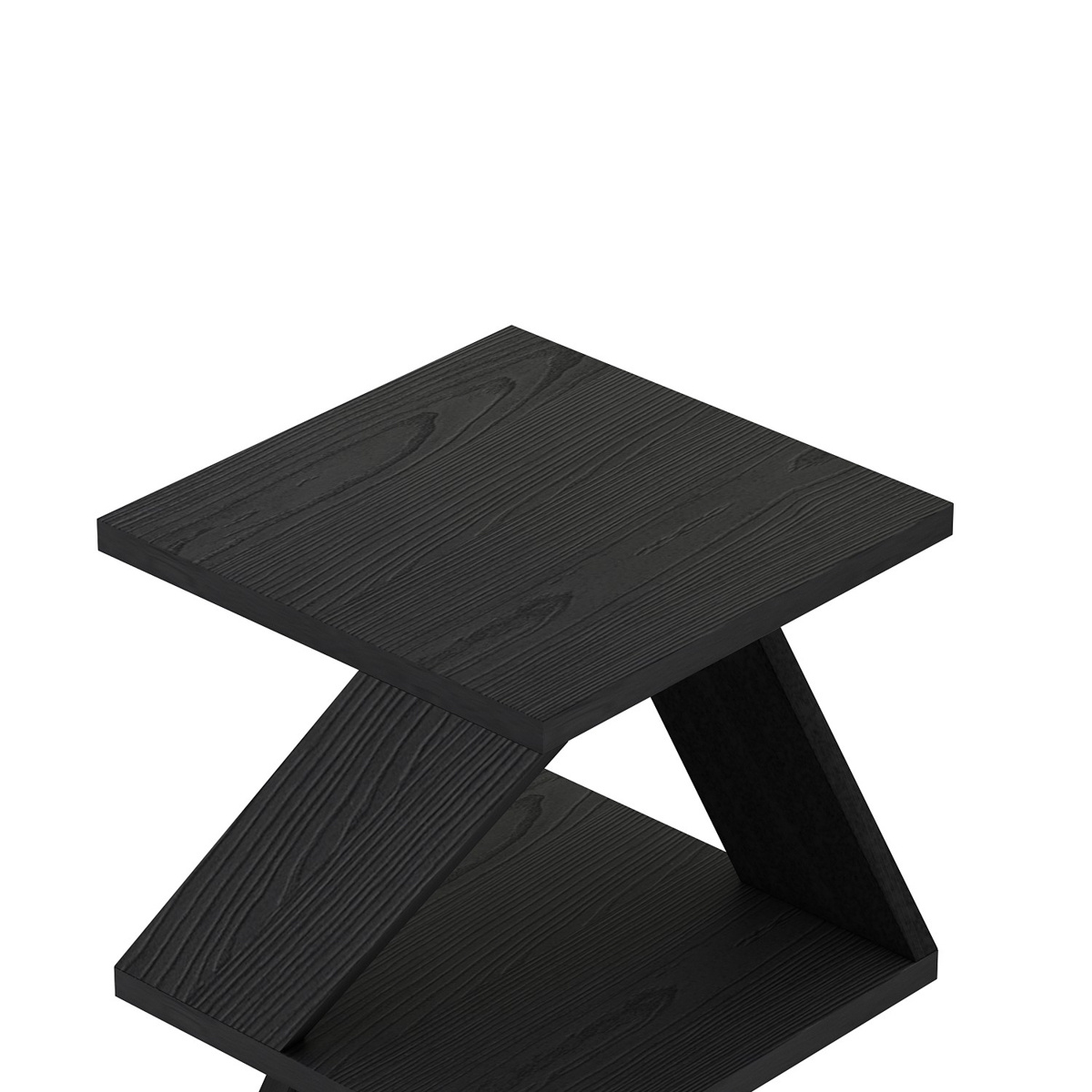 Odkládací stolek Albeni Black Wooden - thumb (3)