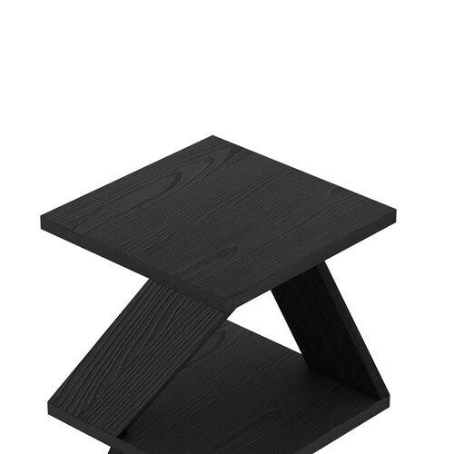Odkládací stolek Albeni Black Wooden